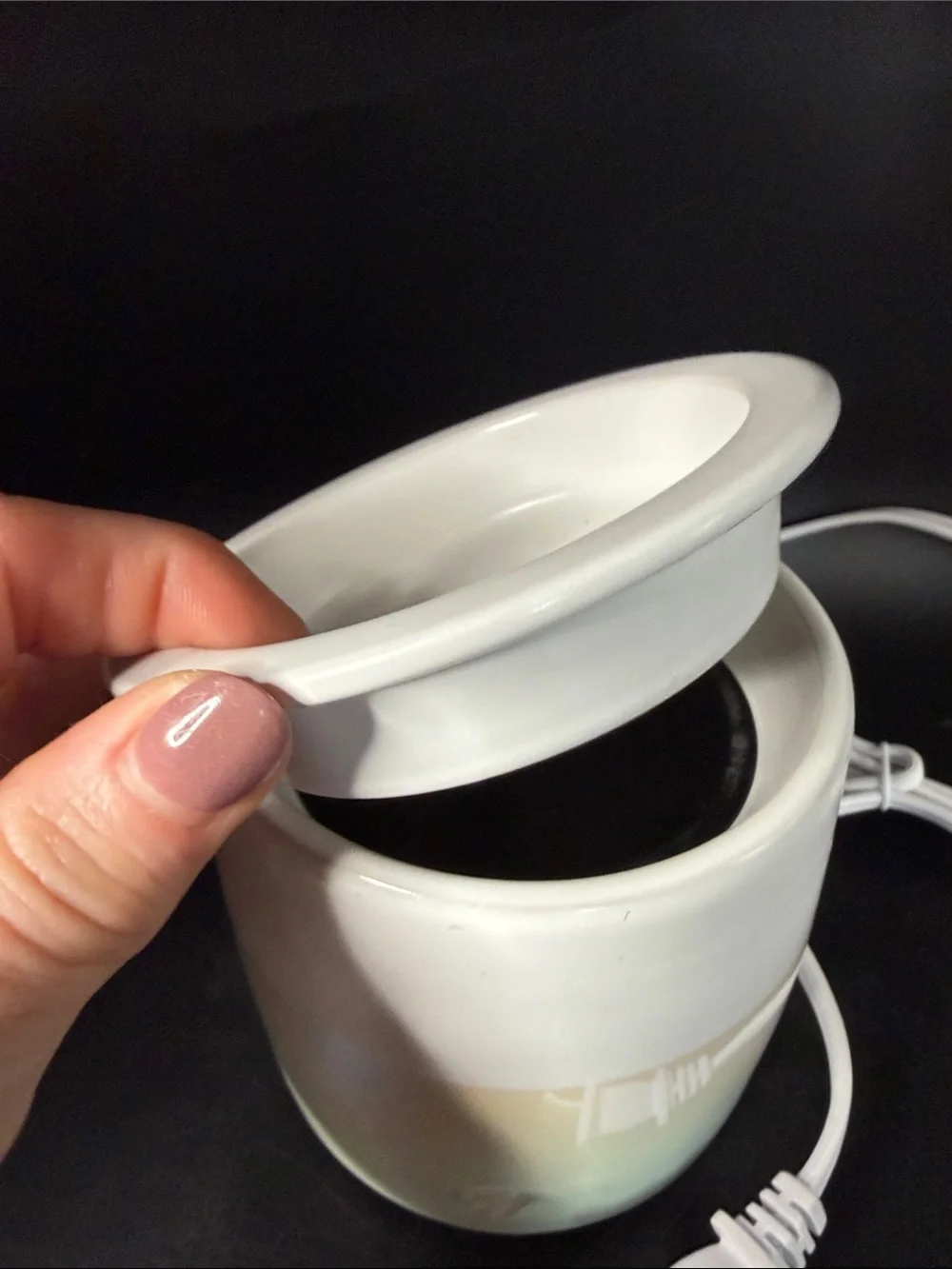 Happy Wax White Iridescent Electric Wax Warmer -element